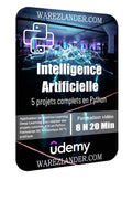 Udemy – Intelligence Artificielle IA – 5 projets complets en Python