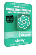 Udemy – Vivres de ces Livres Numériques avec CHAT GPT (Canva Offert)