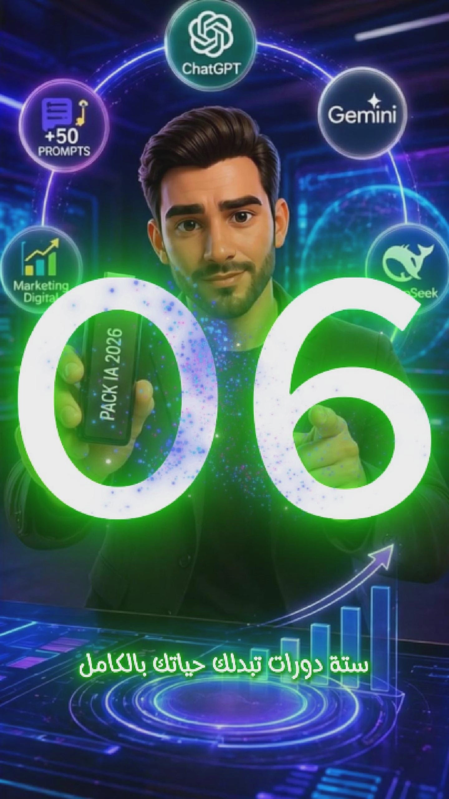 Pack Formation IA 2026 - دورات الذكاء الاصطناعي